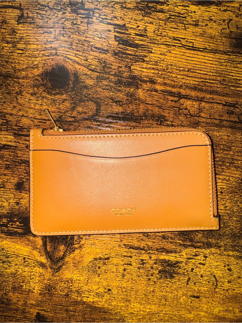 COACH New York Zip Card Case